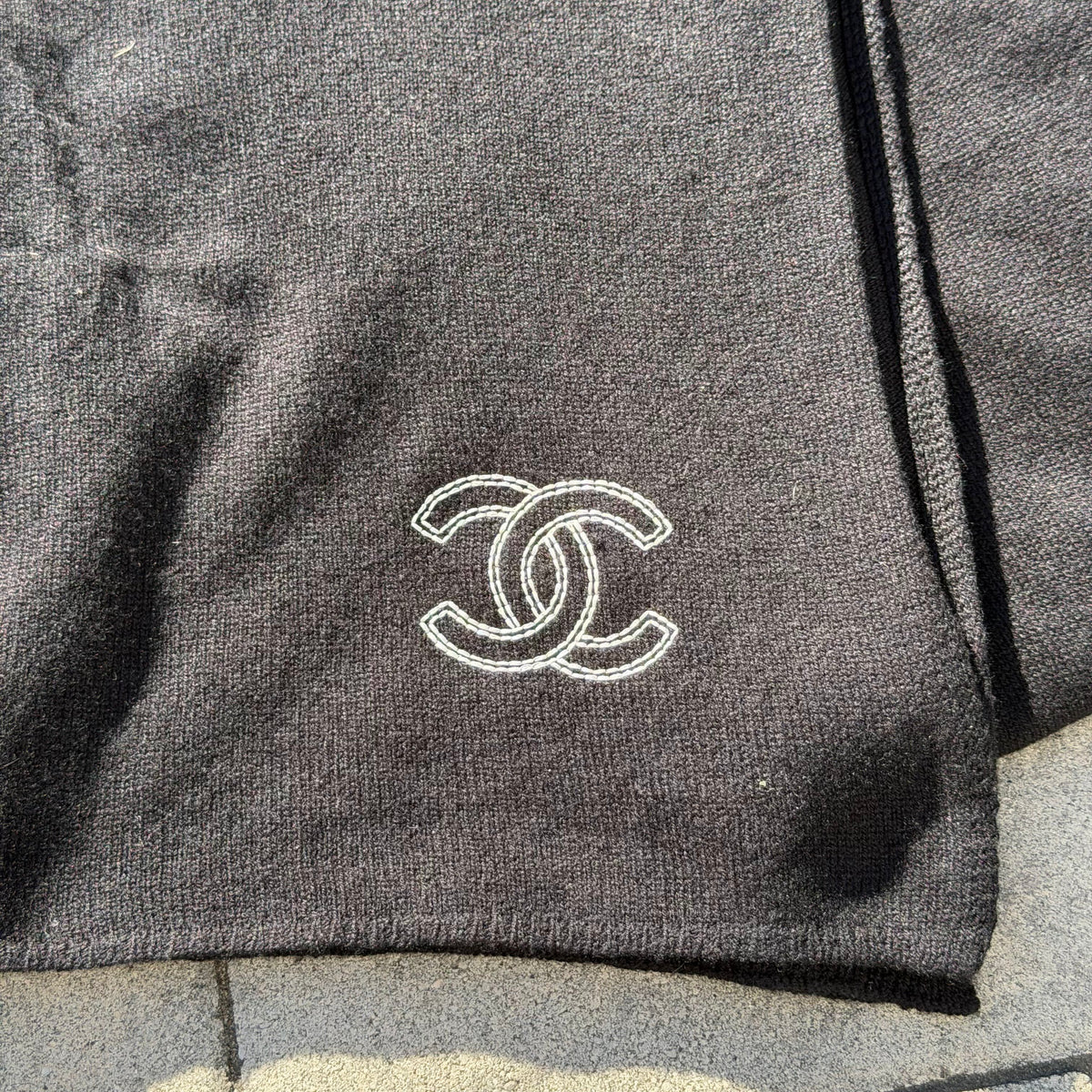 Chanel Cashmere CC Scarf