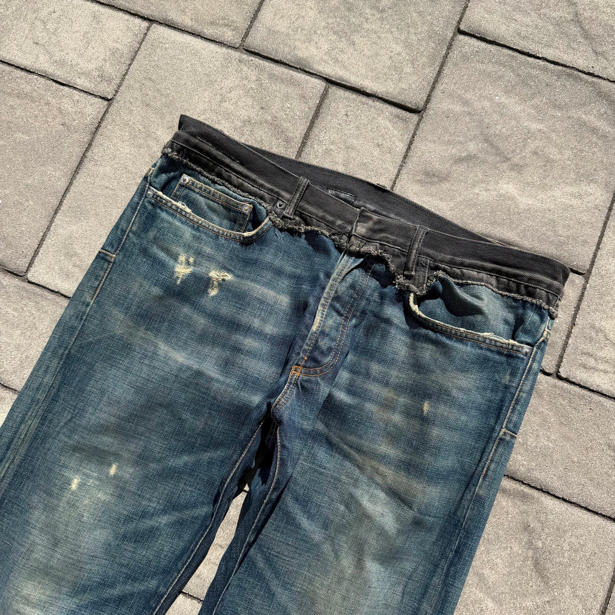 AW06 Dior Homme Cummerbund Denim