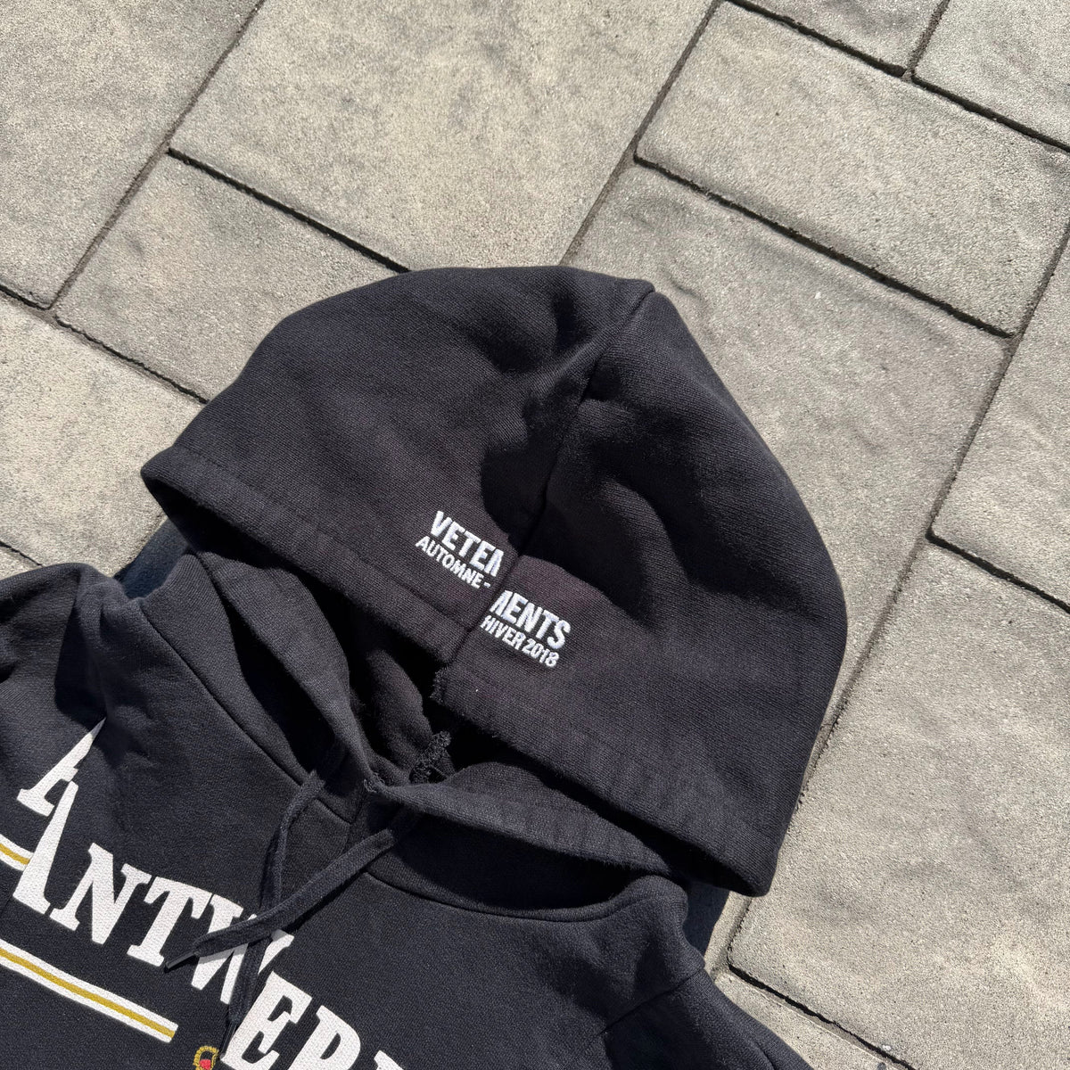 AW18 Vetements Antwerp Reconstructed Hoodie