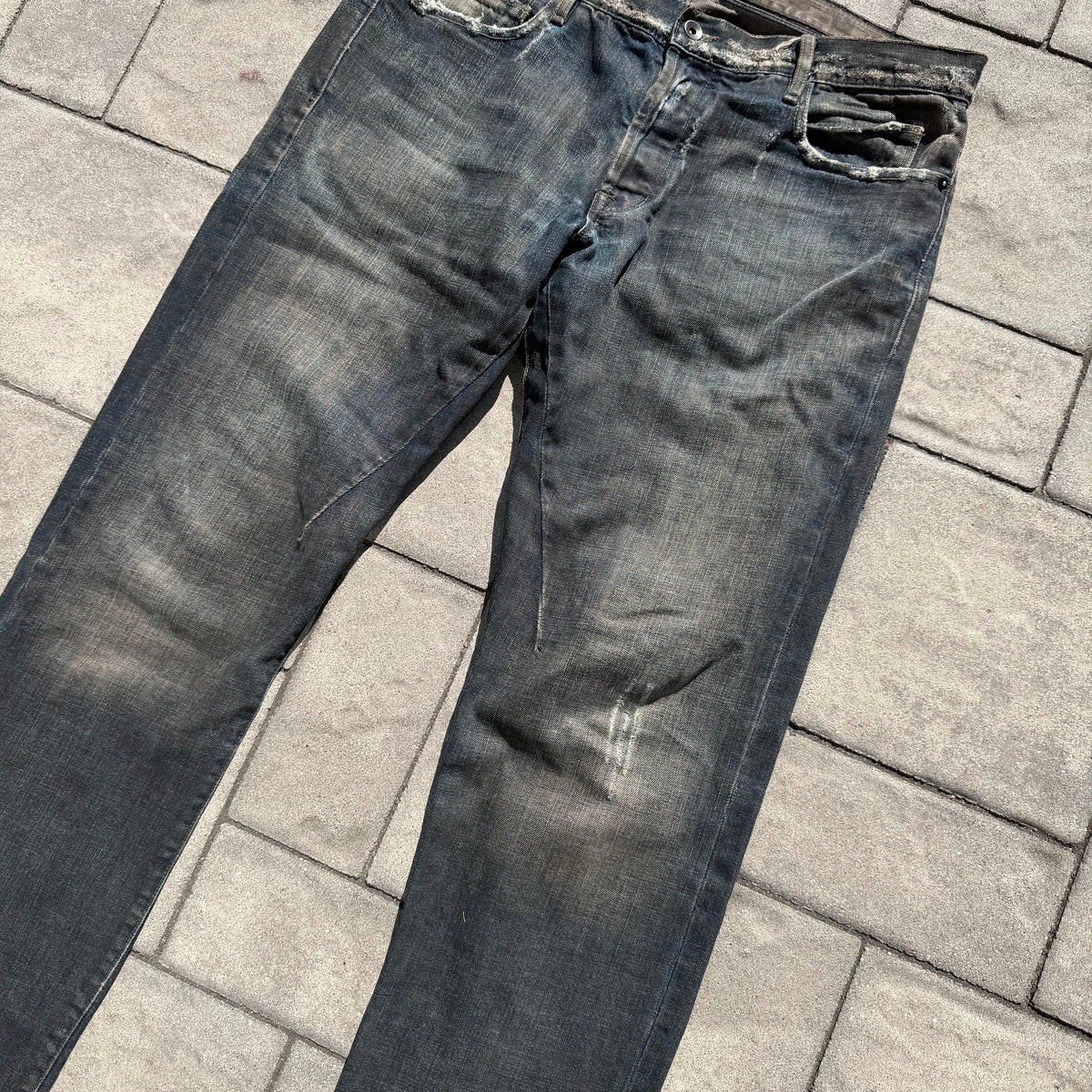 FW08 Rick Owens Stag Clawmark Denim