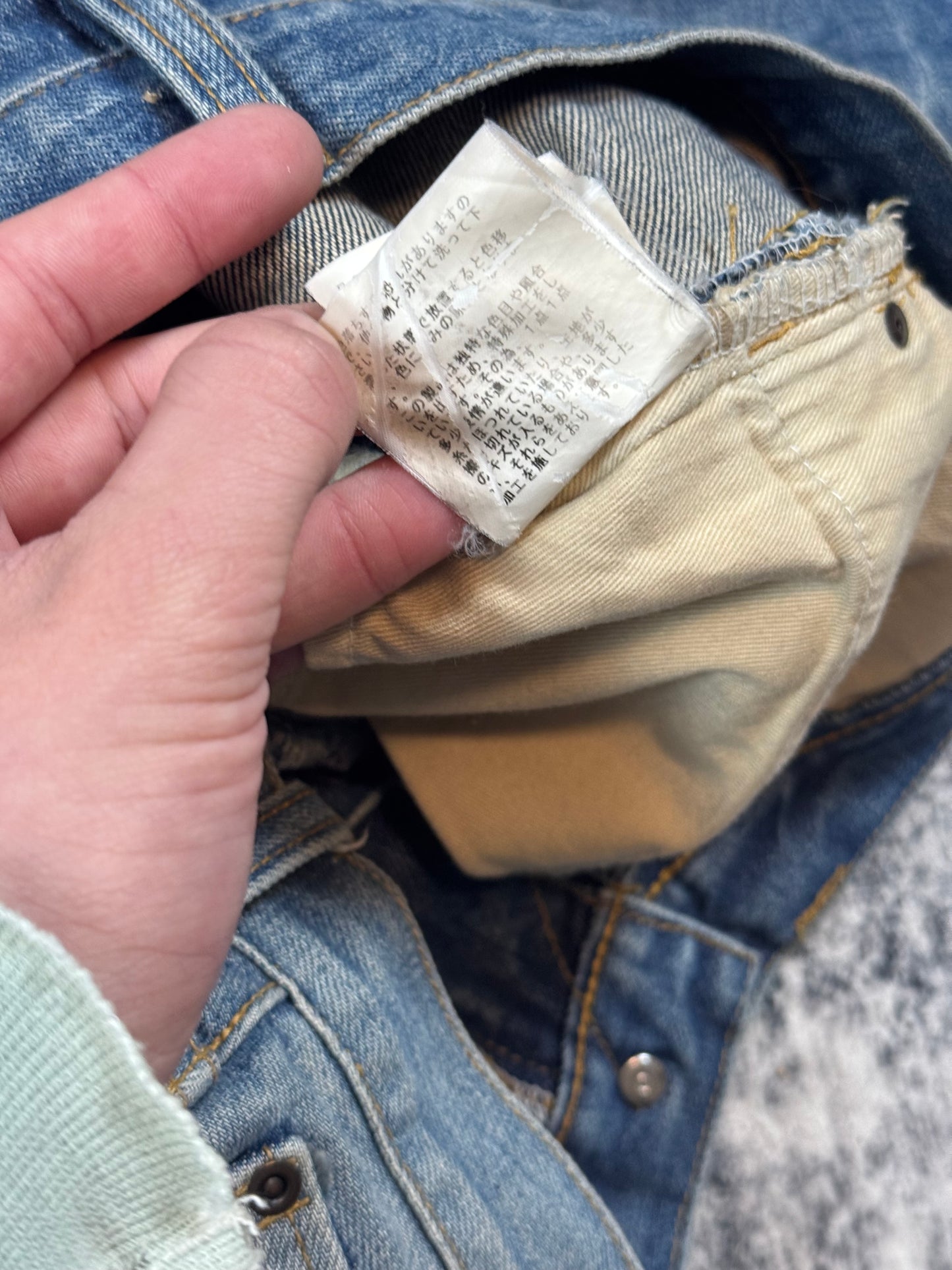 AW05 Underdover Hearts Denim