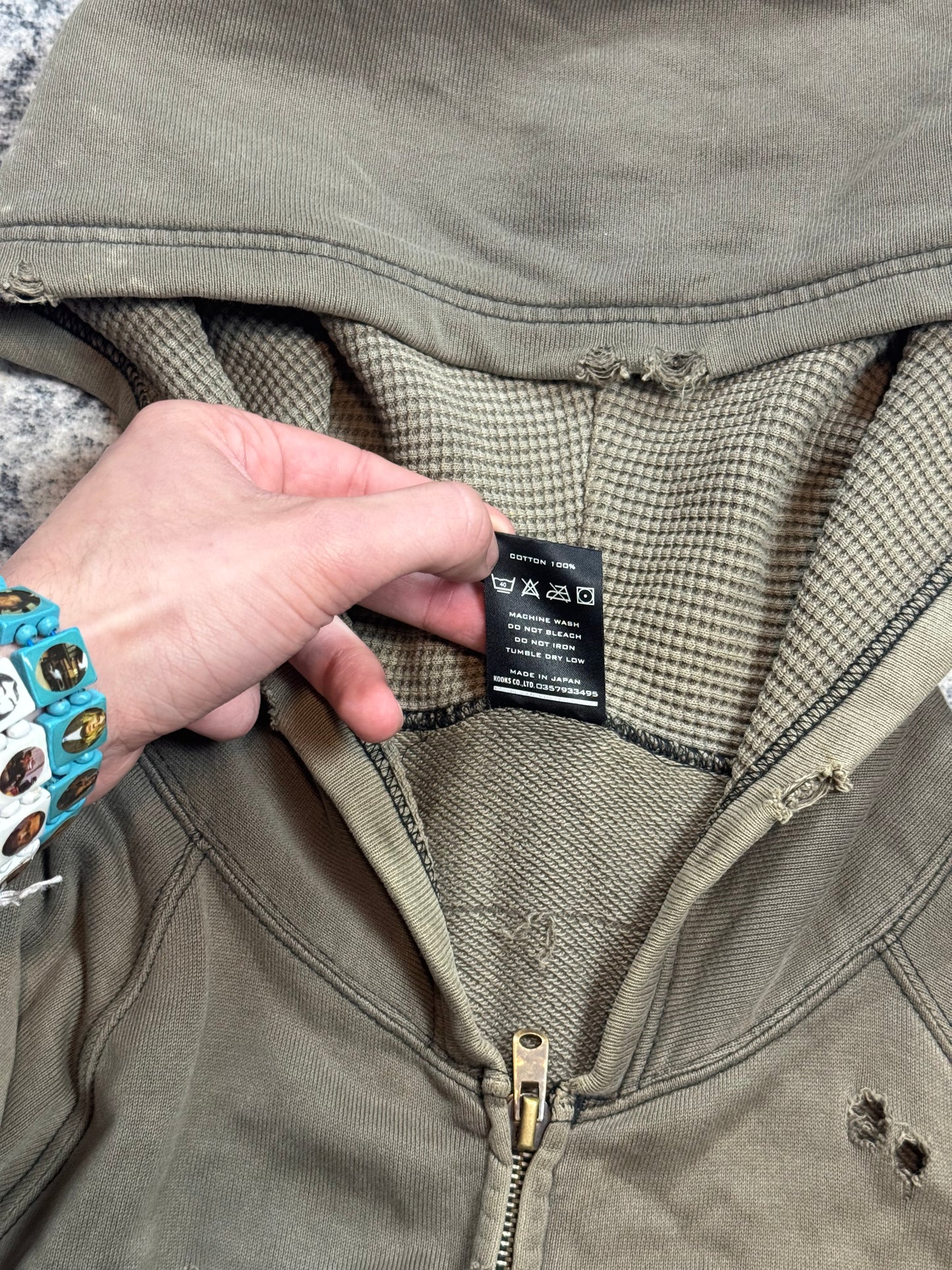SS04 Number Nine Double Skull Zip