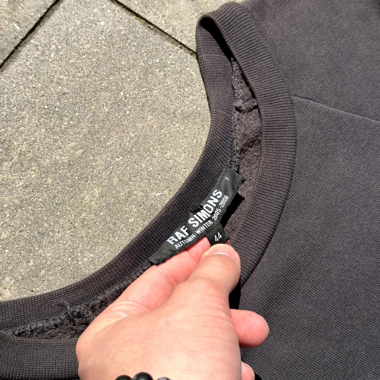 AW05 Raf Simons Green Peter De Potter Crewneck