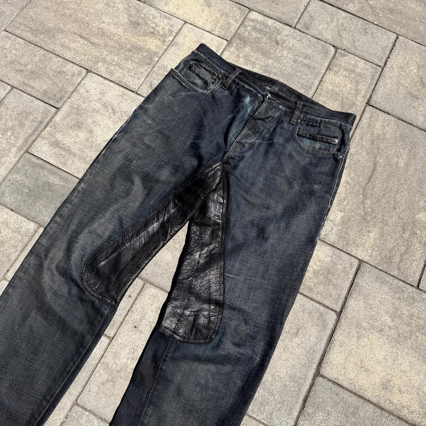 FW07 Rick Owens Biker Denim