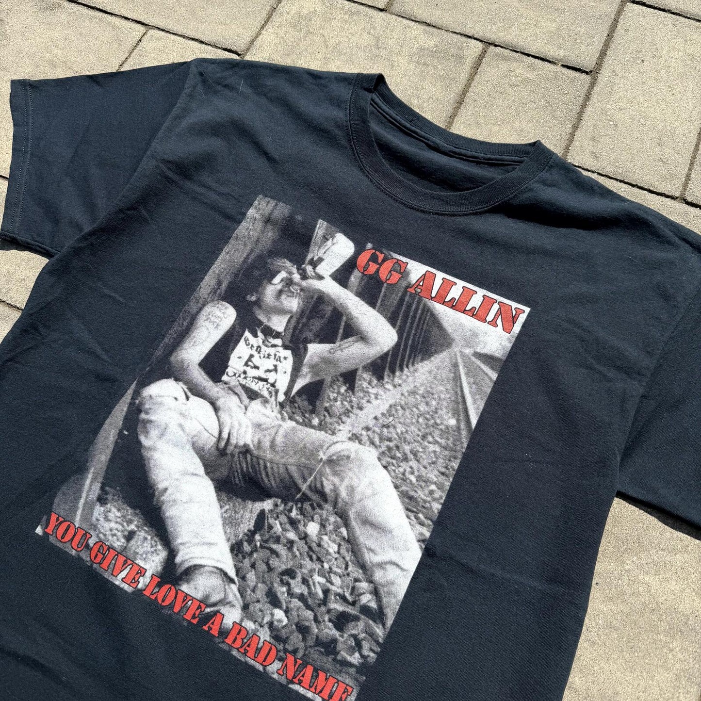 GG Allin ‘You Give Love a Bad Name’ Tee