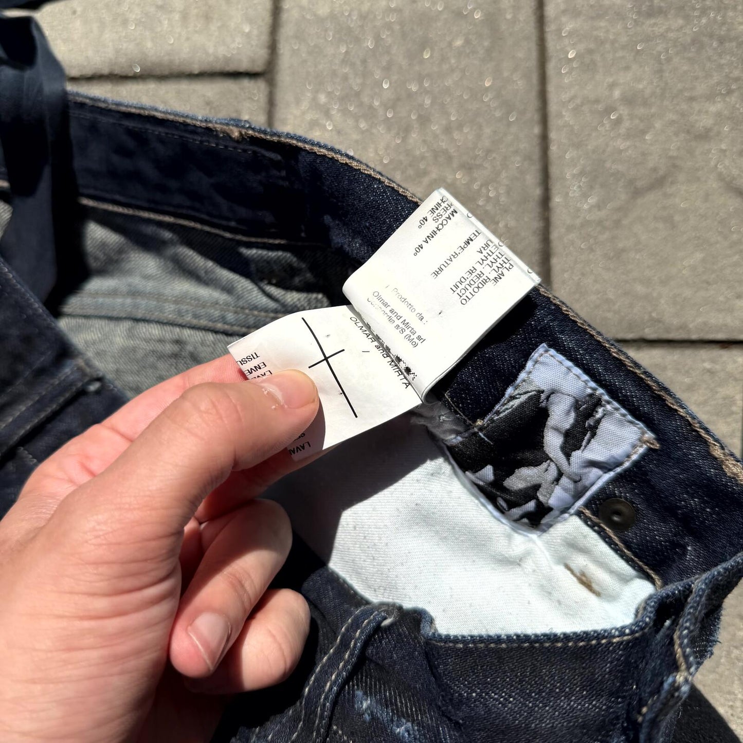 FW14 Rick Owens Black Detroit Cut Denim