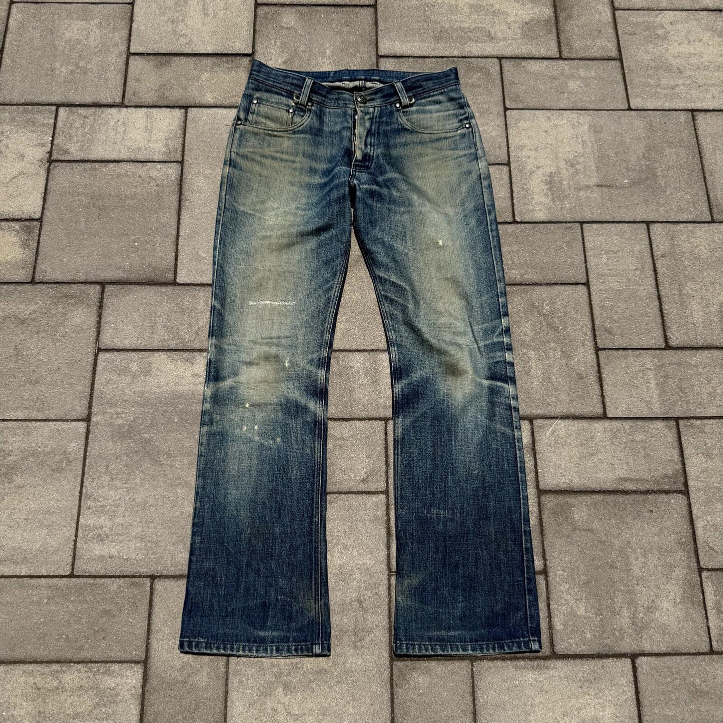 Chrome Hearts Vintage Blue Washed Denim