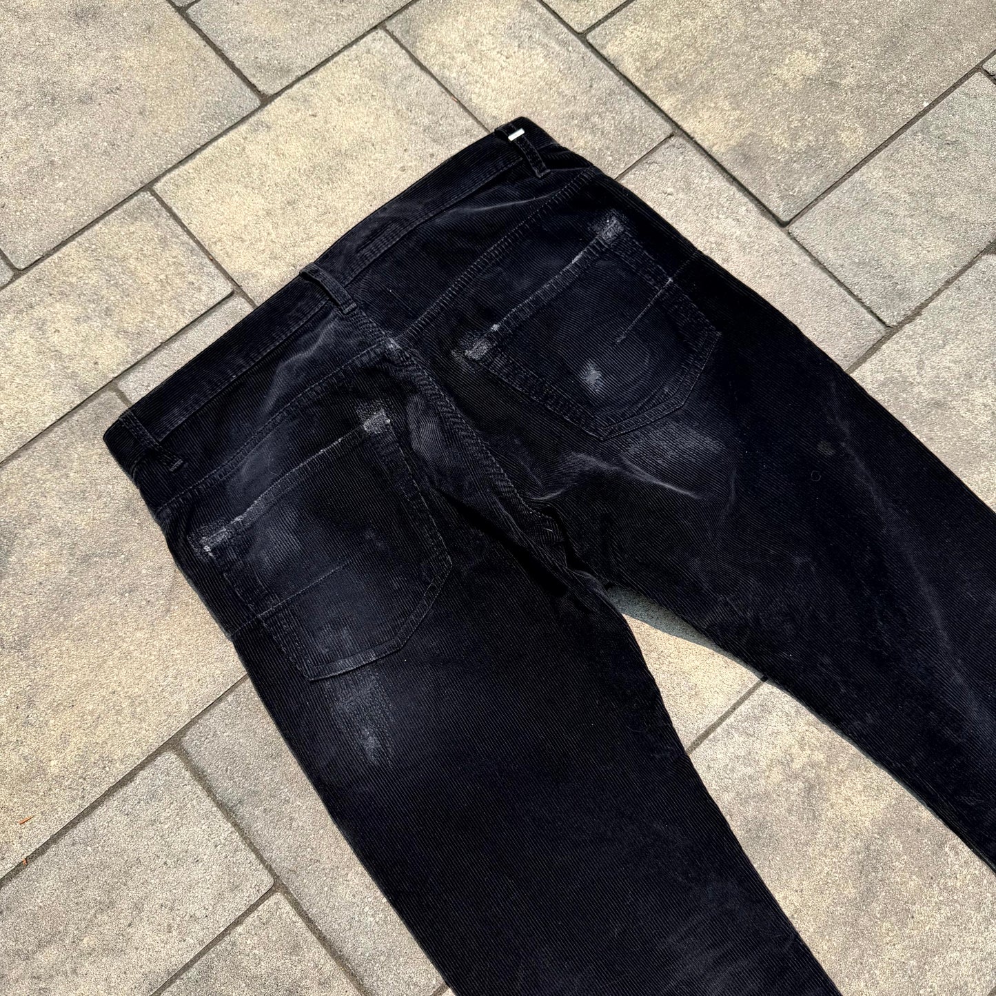 AW09 Dior Homme Repaired Corduroy Pants