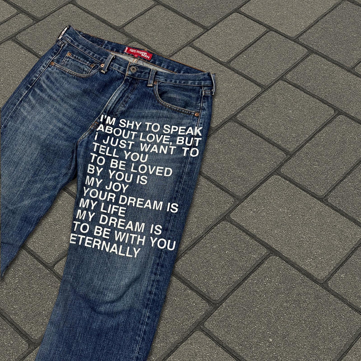 SS02 Junya Watanabe Poem Denim