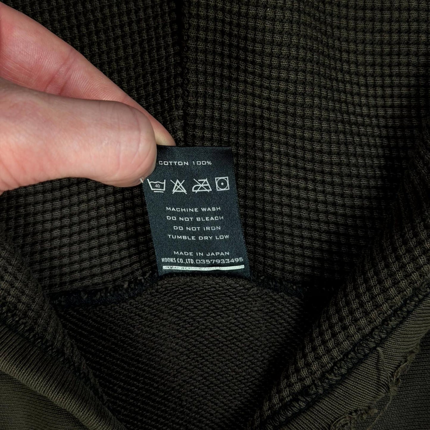 SS04 Number (N)ine Brown Double Skull Hoodie