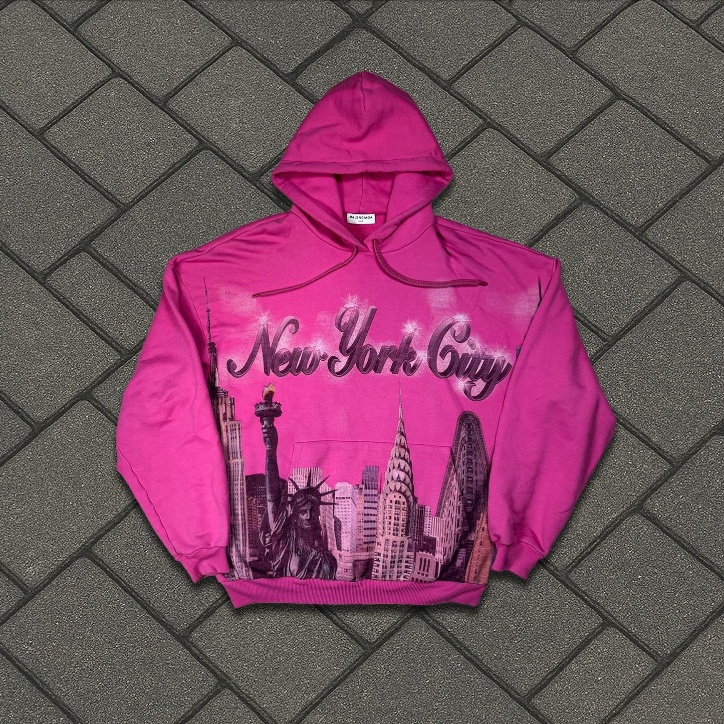 Balenciaga Airbrush New York City Hoodie