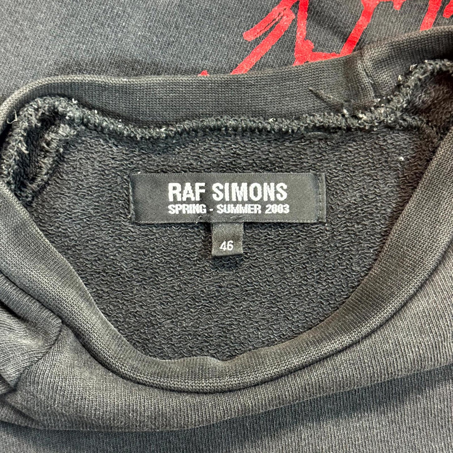 SS03 Raf Simons “Commodity” Crewneck