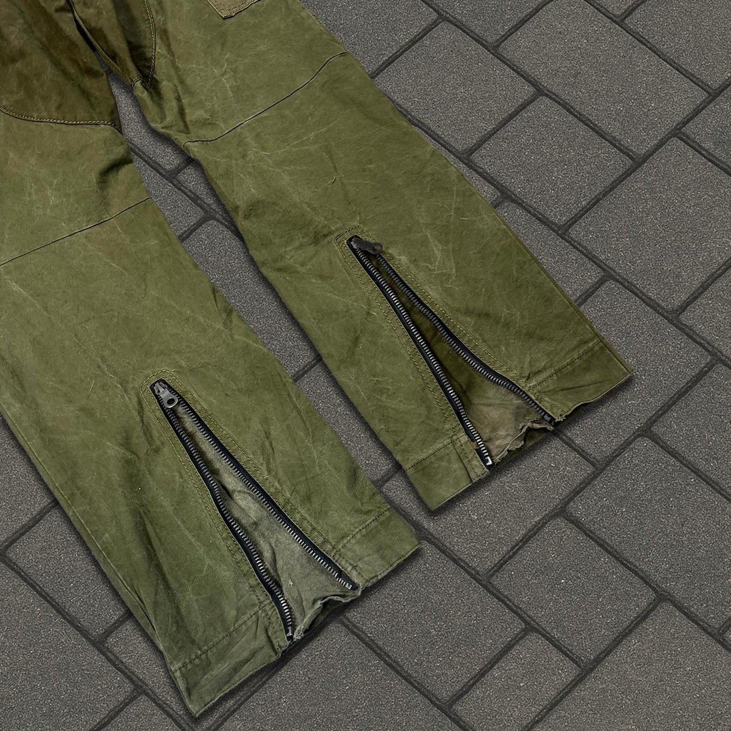 Isamu Katayama Back Zip Flare Cargos