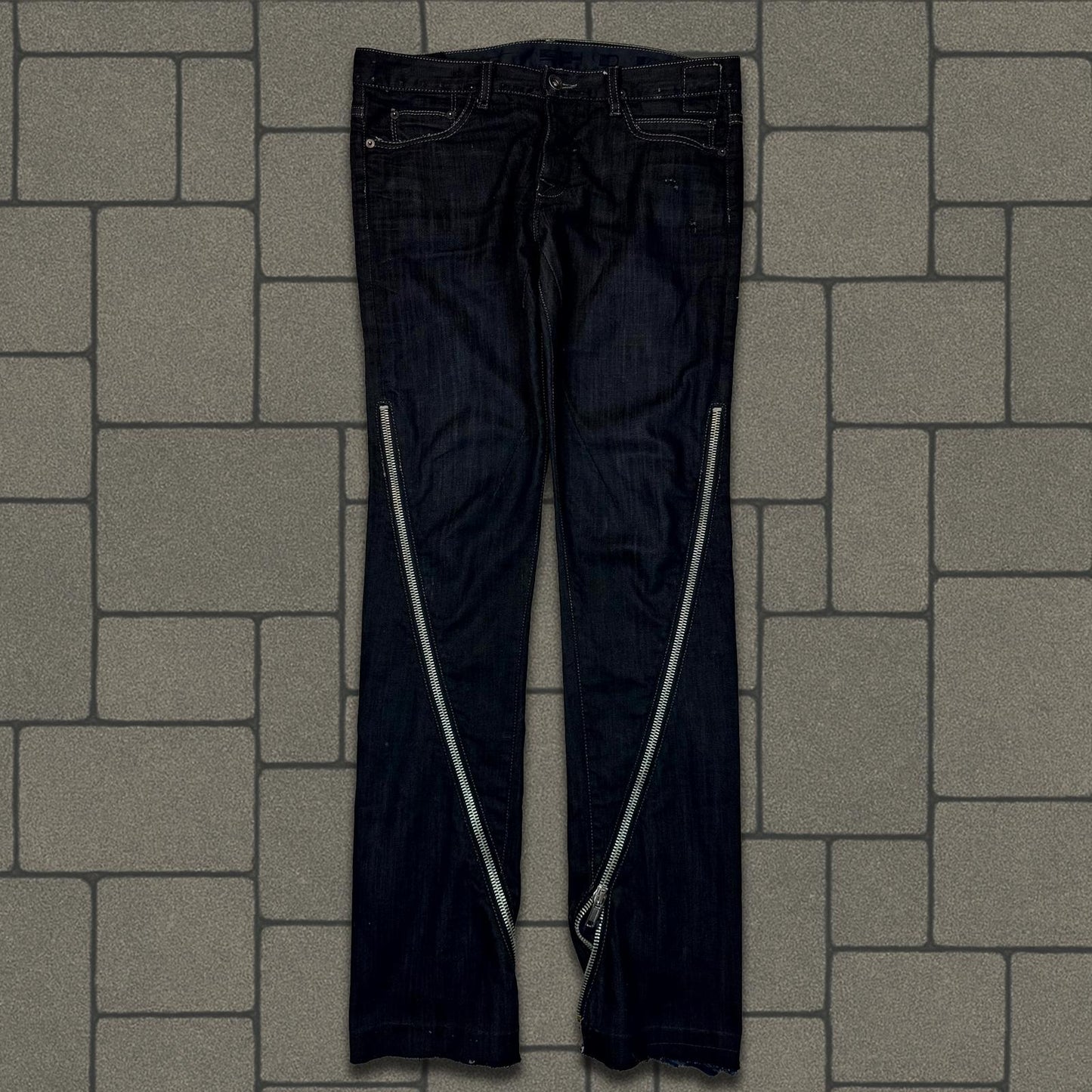 SS09 Rick Owens Strutter Banana Cut Denim