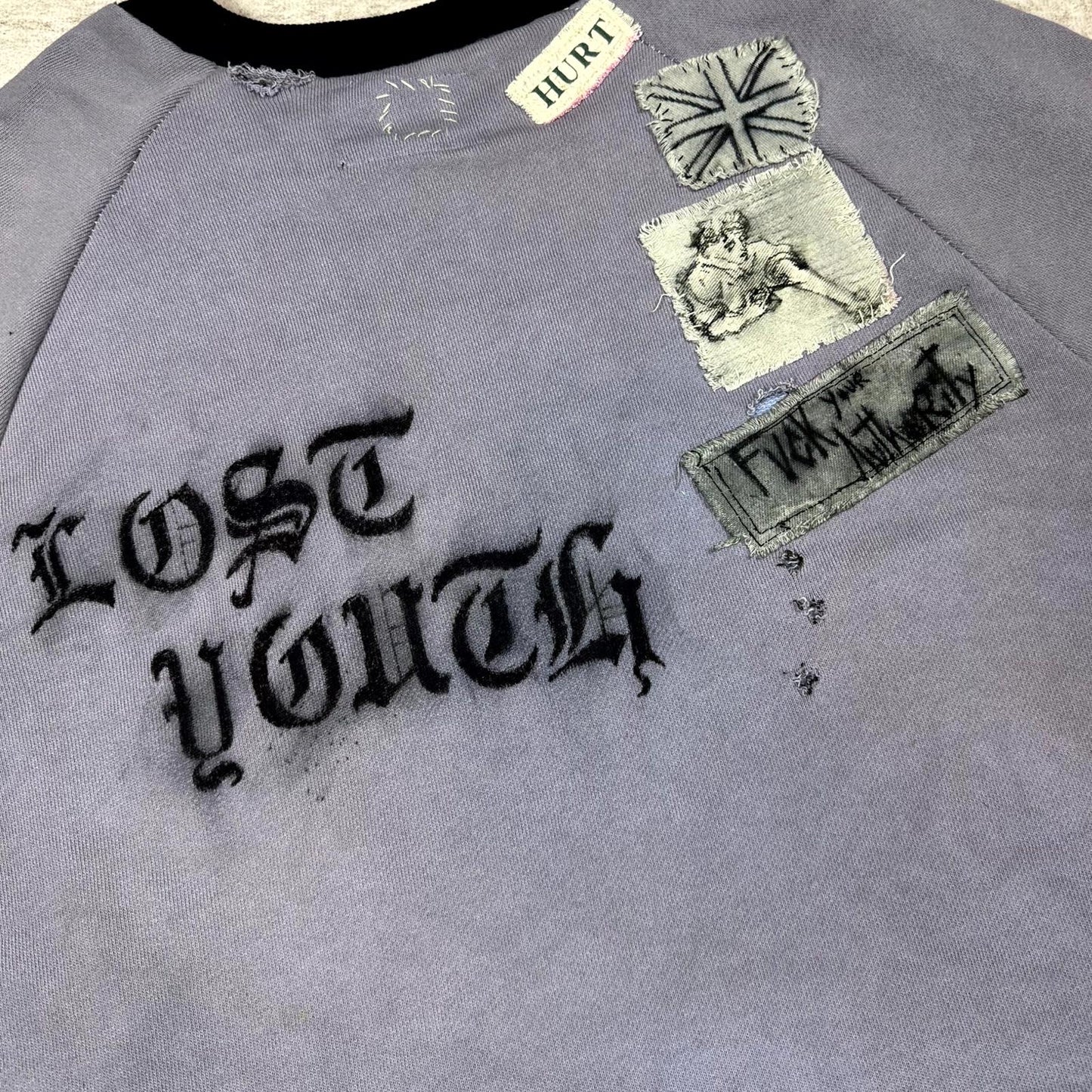 Miju Repairs ‘Lost Youth’ Patchwork Sweatshirt