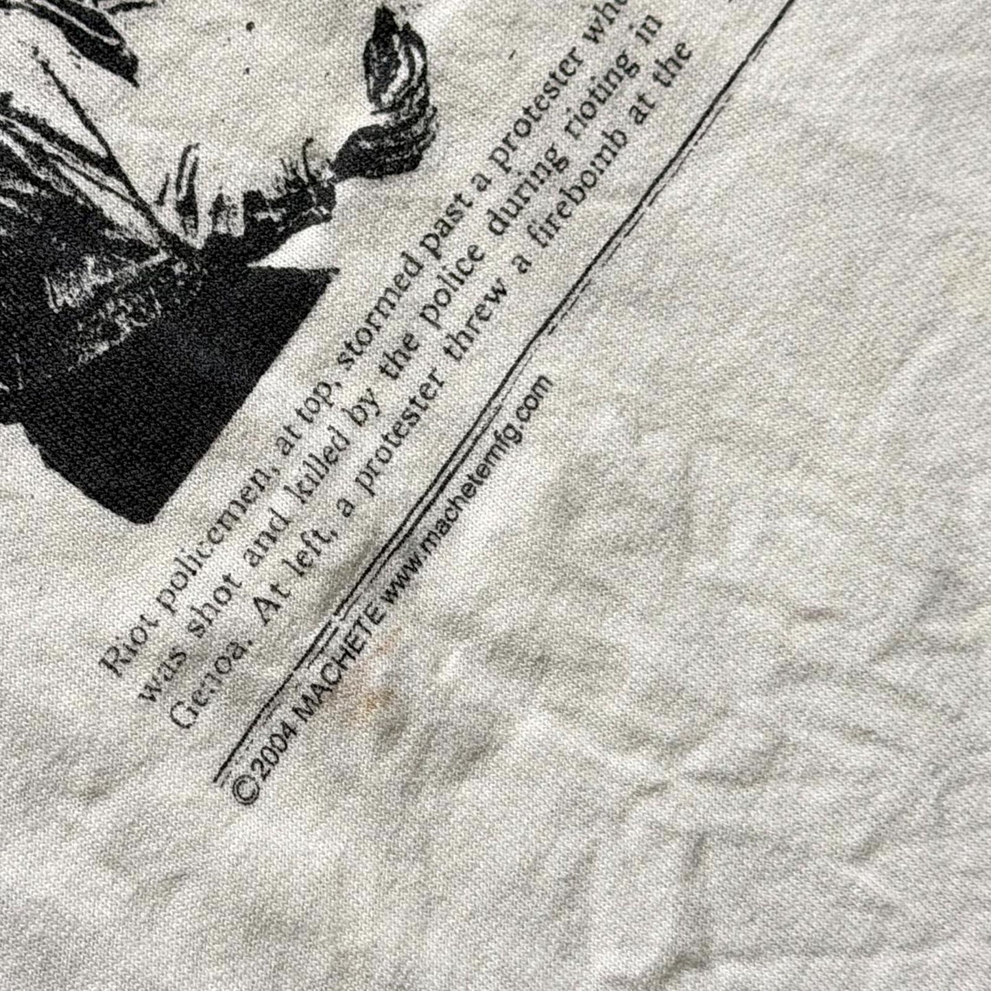 2004 Rancid Newspaper Tee