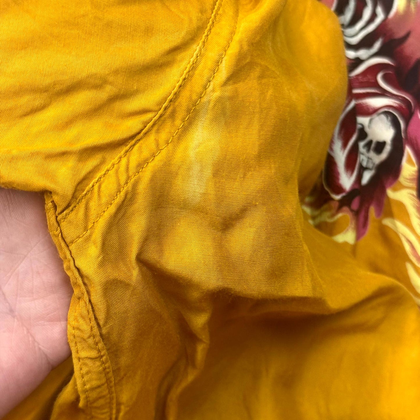 Hysteric Glamour Orange Skull Button Up