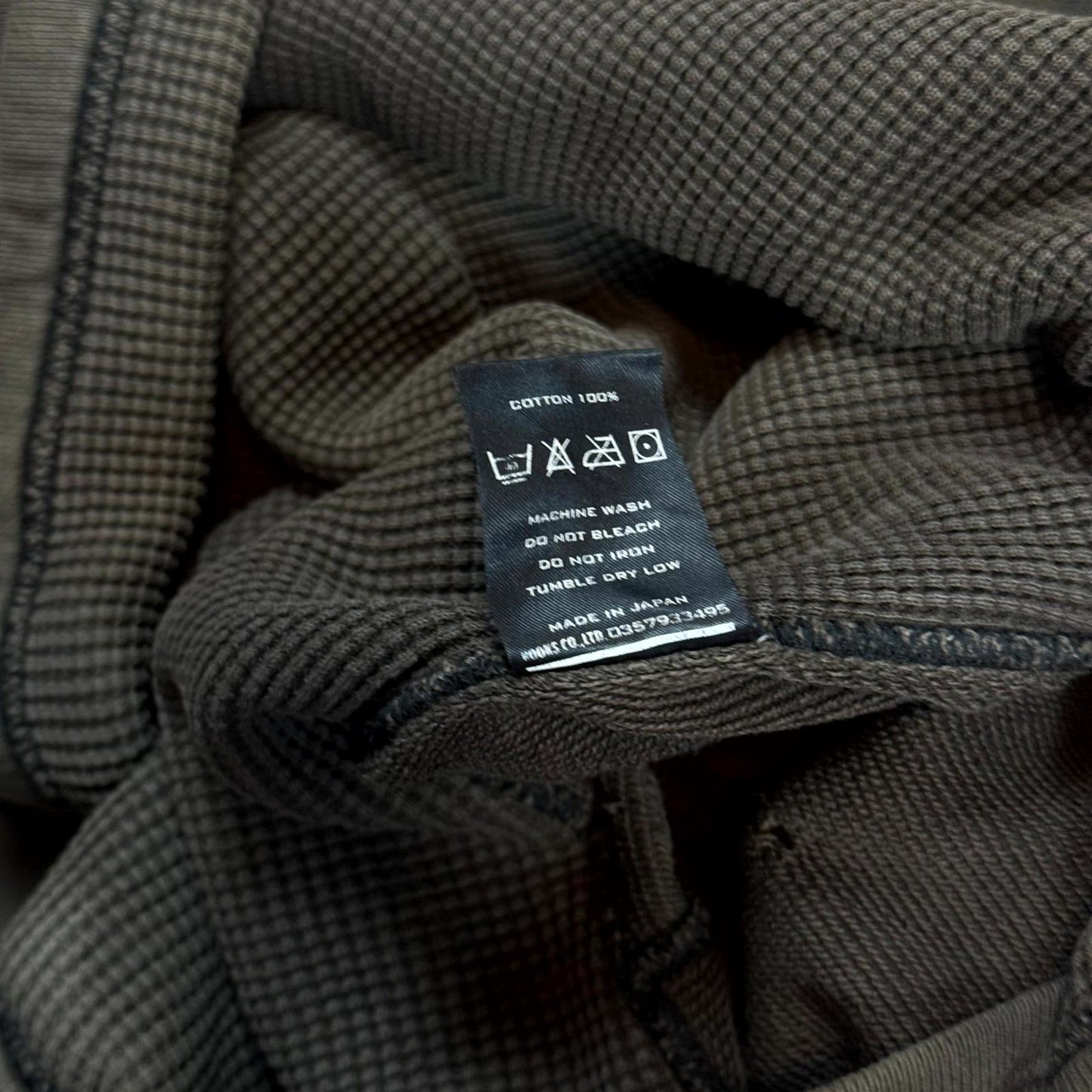 SS04 Number (N)ine Brown Double Skull Hoodie