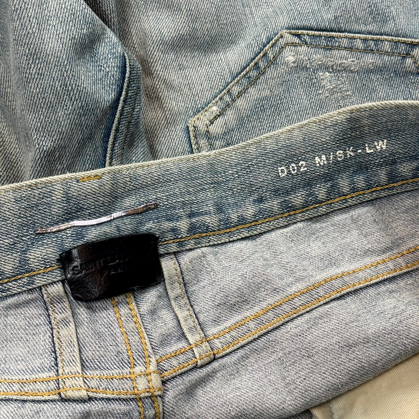 FW14 Saint Laurent Paris Crash D02 Denim