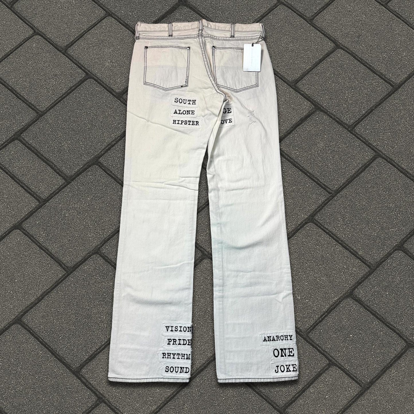 SS02 Number Nine ‘Modern Age’ Patchwork Denim