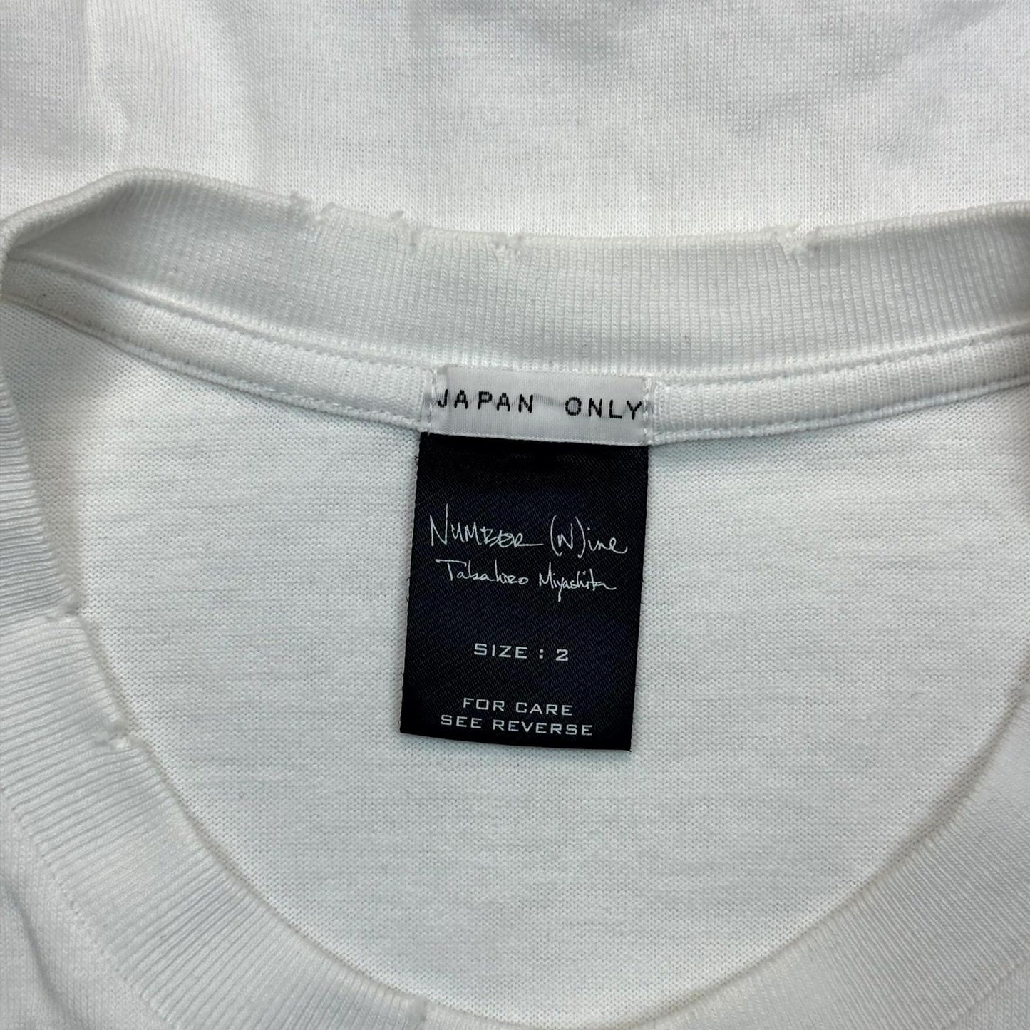 AW04 Number Nine George Bush Japan Exclusive Tee
