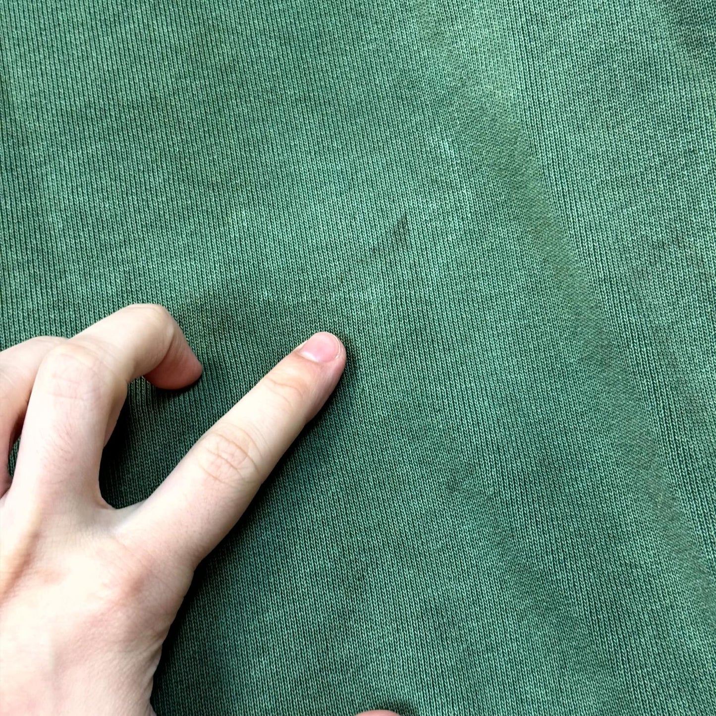 2018 Balenciaga Green Washed Whale Hoodie
