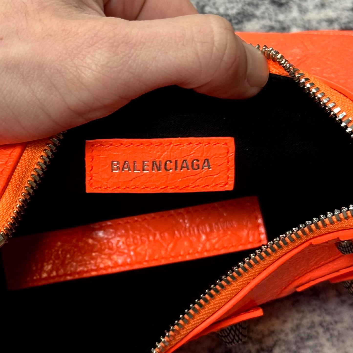 Balenciaga Neon Orange Le Cagole Handbag