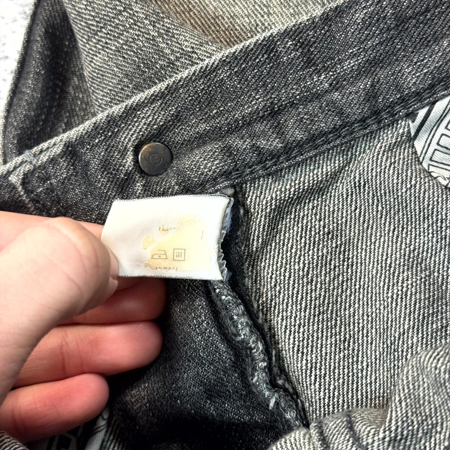 SS05 Number Nine “Nightcrawler” Denim