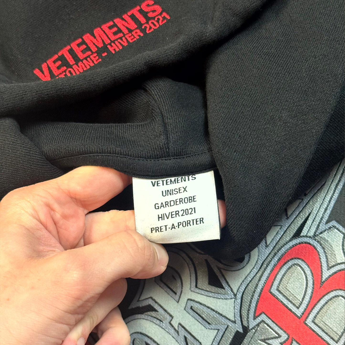 AW21 Vetements Worship The Best Hoodie