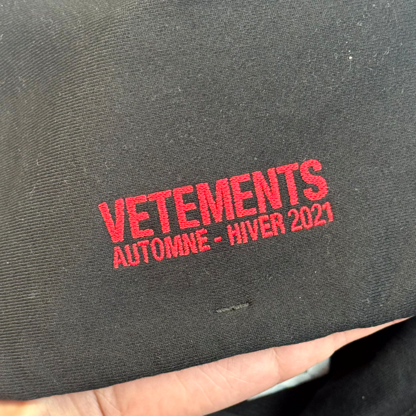 AW21 Vetements Worship The Best Hoodie
