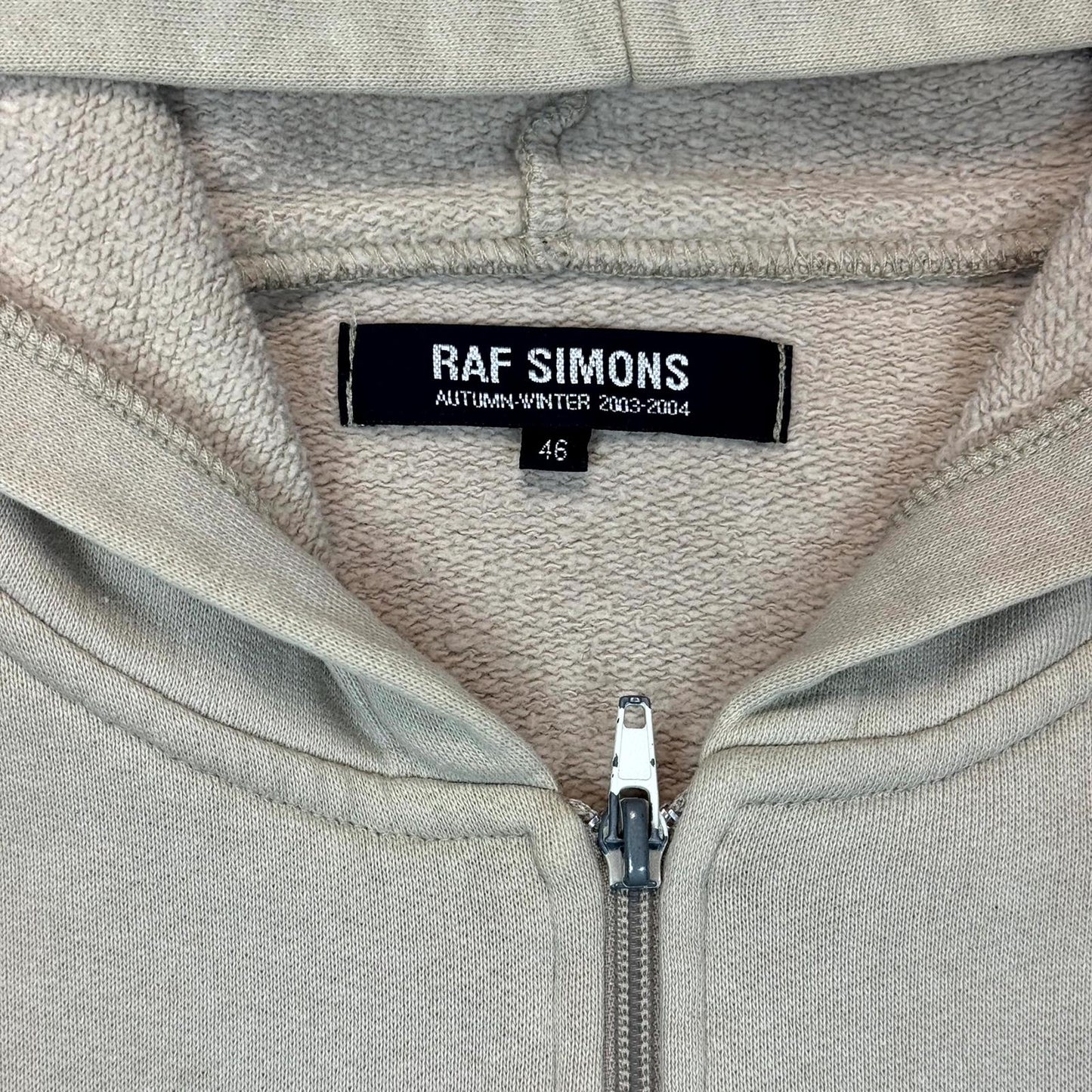 AW03 Raf Simons Factory Records Zip Up