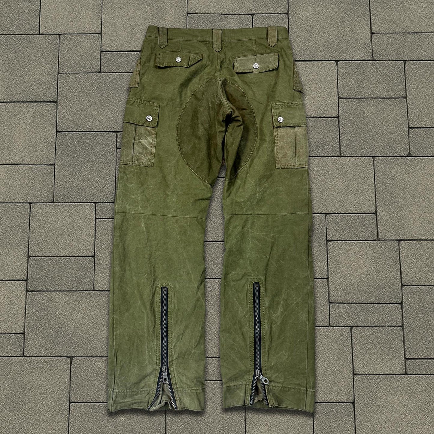 Isamu Katayama Back Zip Flare Cargos