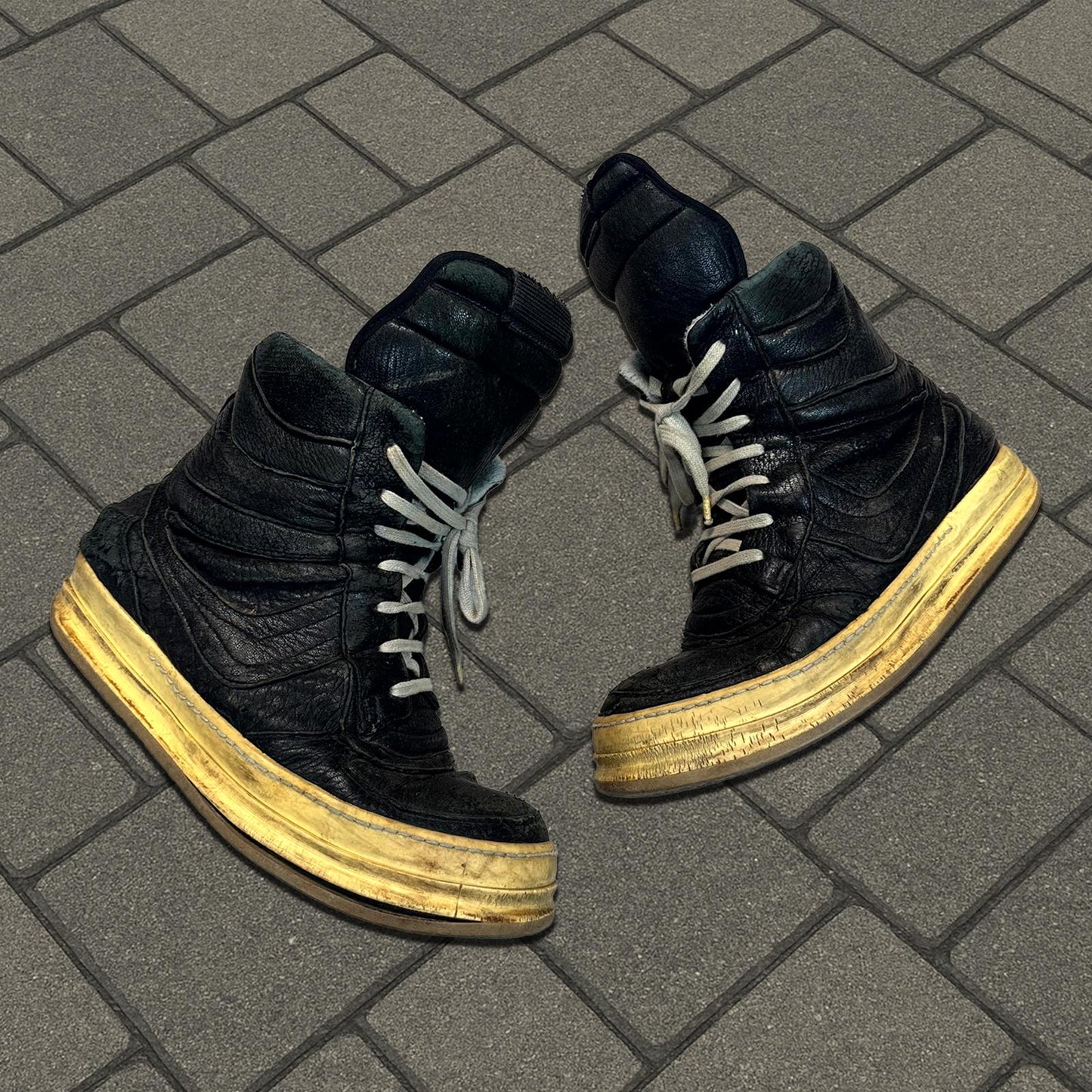 AW06 Rick Owens Pigskin Dunks