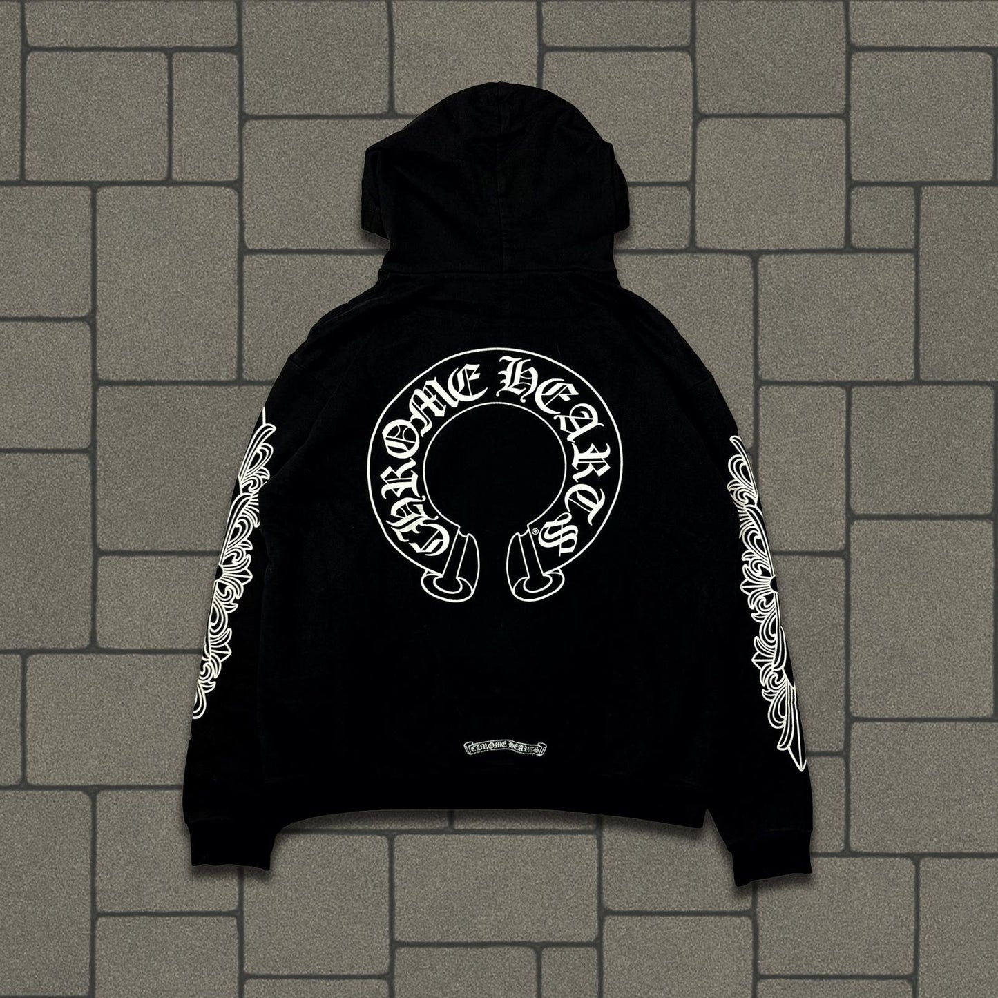 Chrome Hearts Floral Horseshoe Hoodie