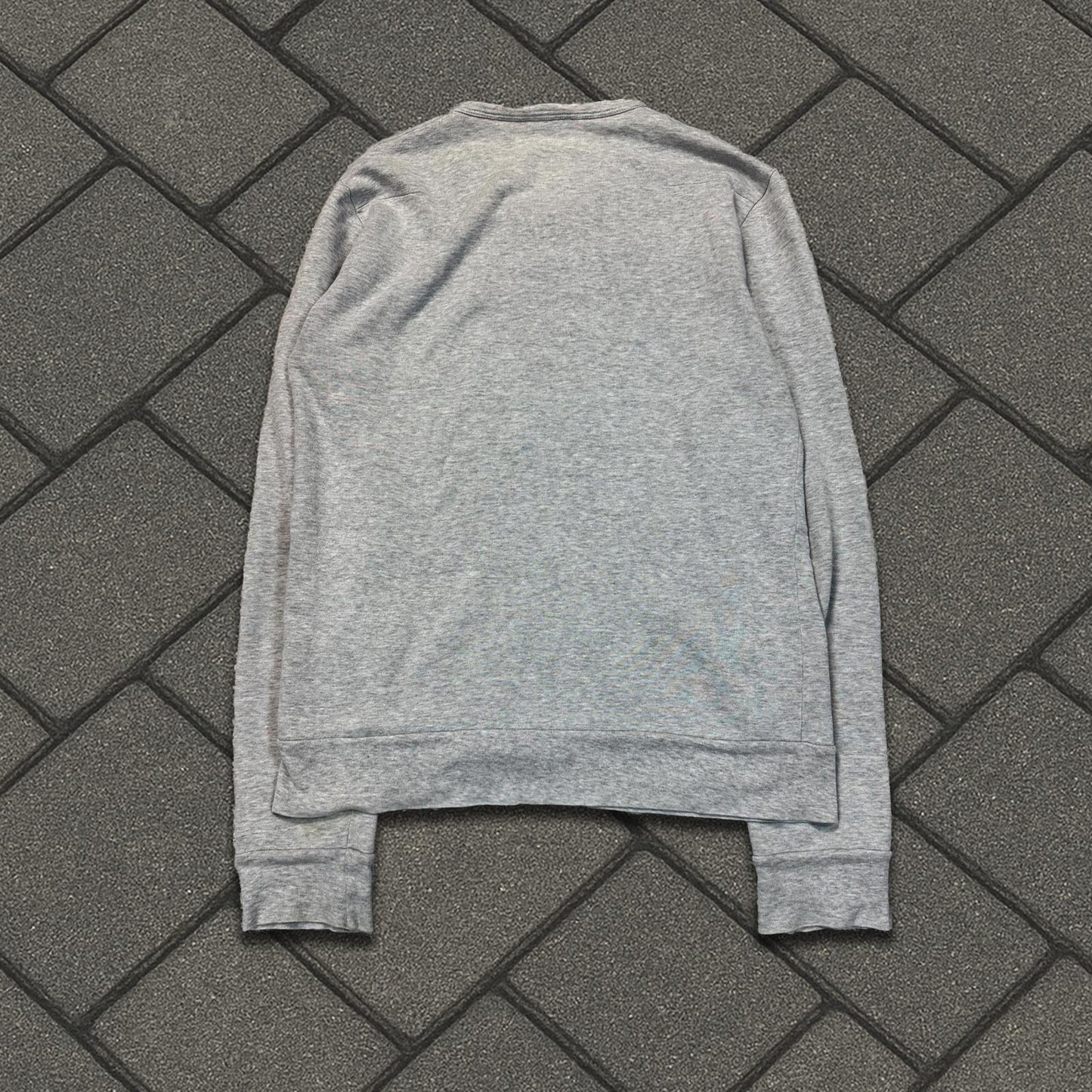 SS07 Dior Homme Grey ‘Lets Go Home’ Sweater