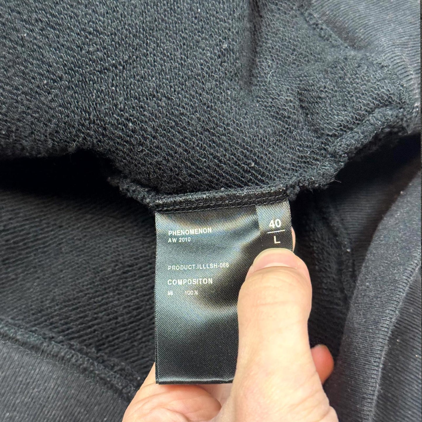 AW10 Phenomenon Black Knight Hoodie