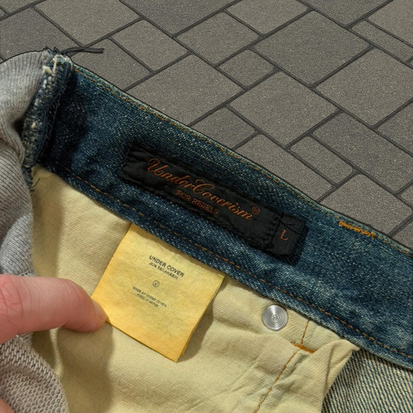 AW02 Undercover ‘IMMADTOO’ Hybrid Denim