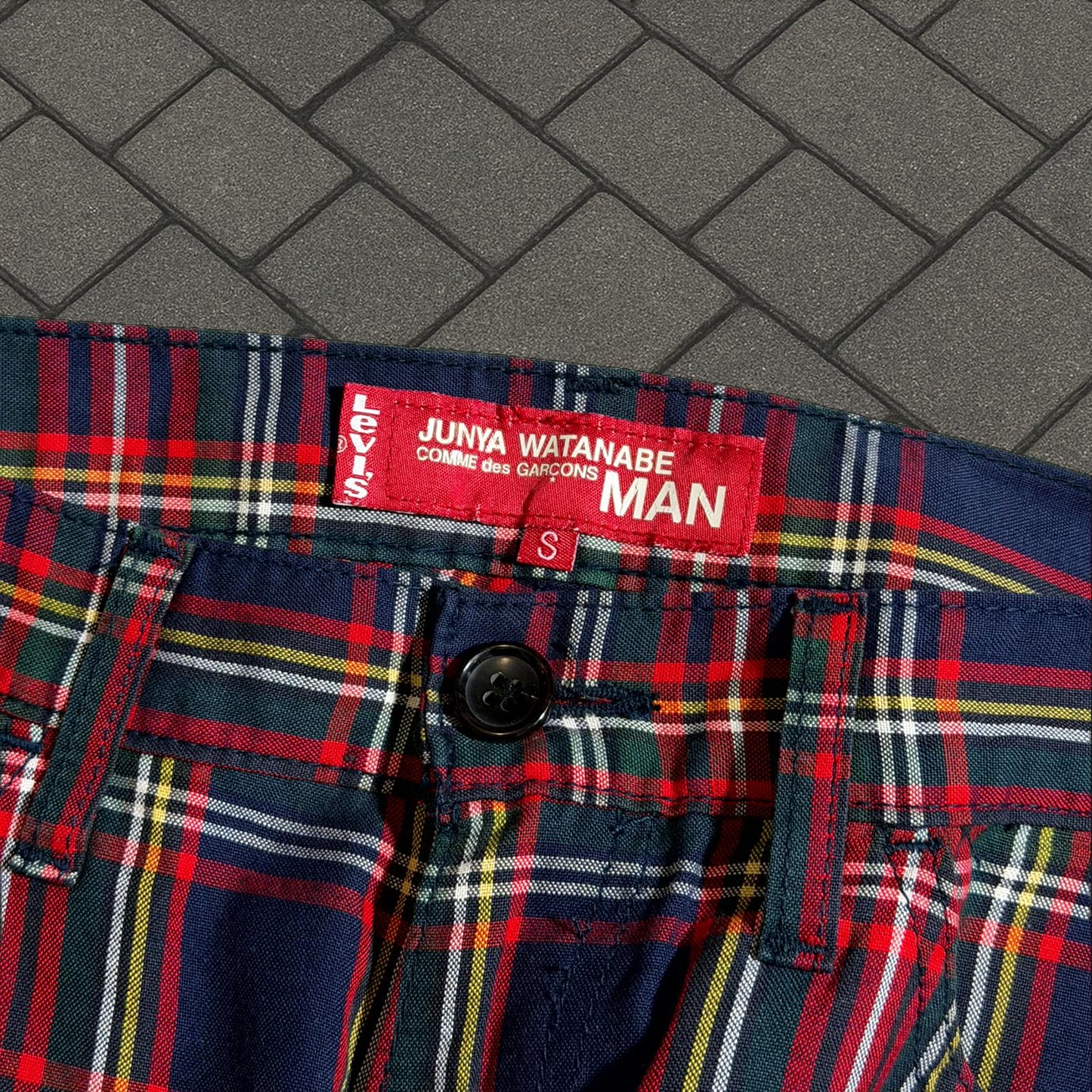 AD2001 Junya Watanabe Plaid Poem Pants
