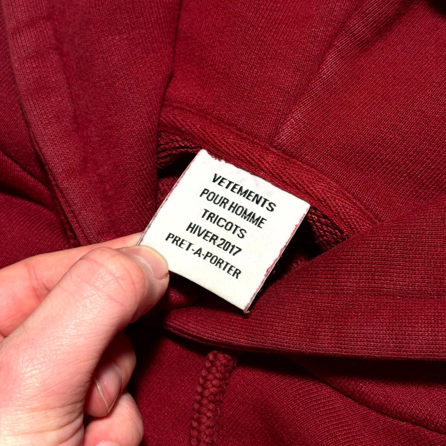 AW17 Vetements Bridges Hoodie