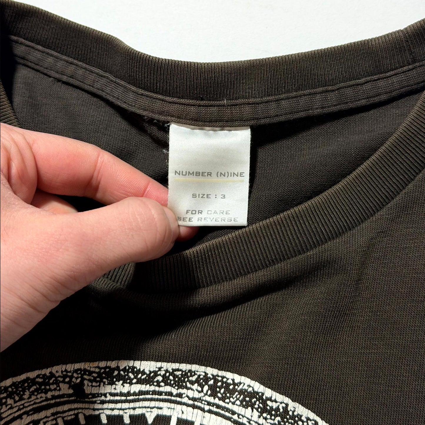 SS01 Number (N)ine ‘Tank U Veddy Much’ Tee