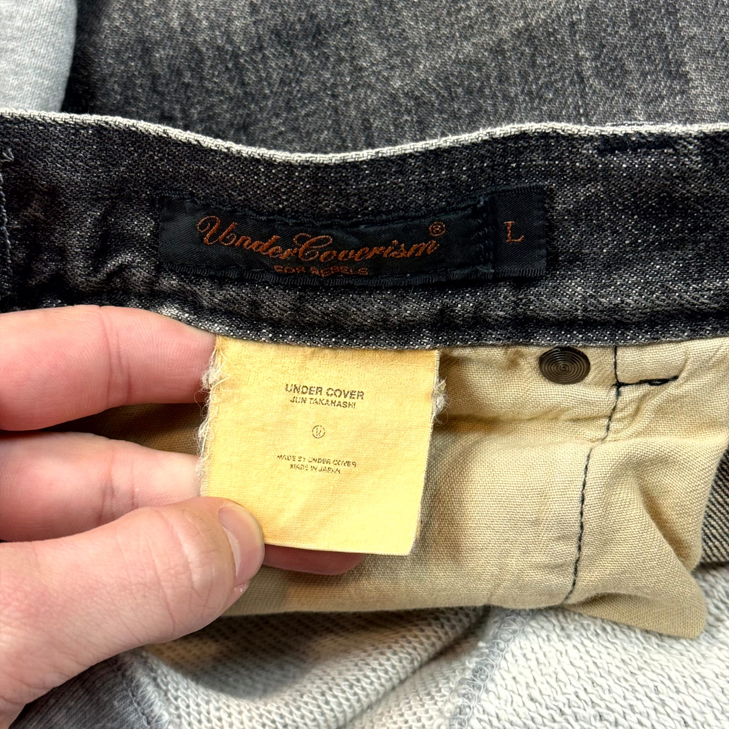 AW02 Undercover Rebelgods Hybrid Denim
