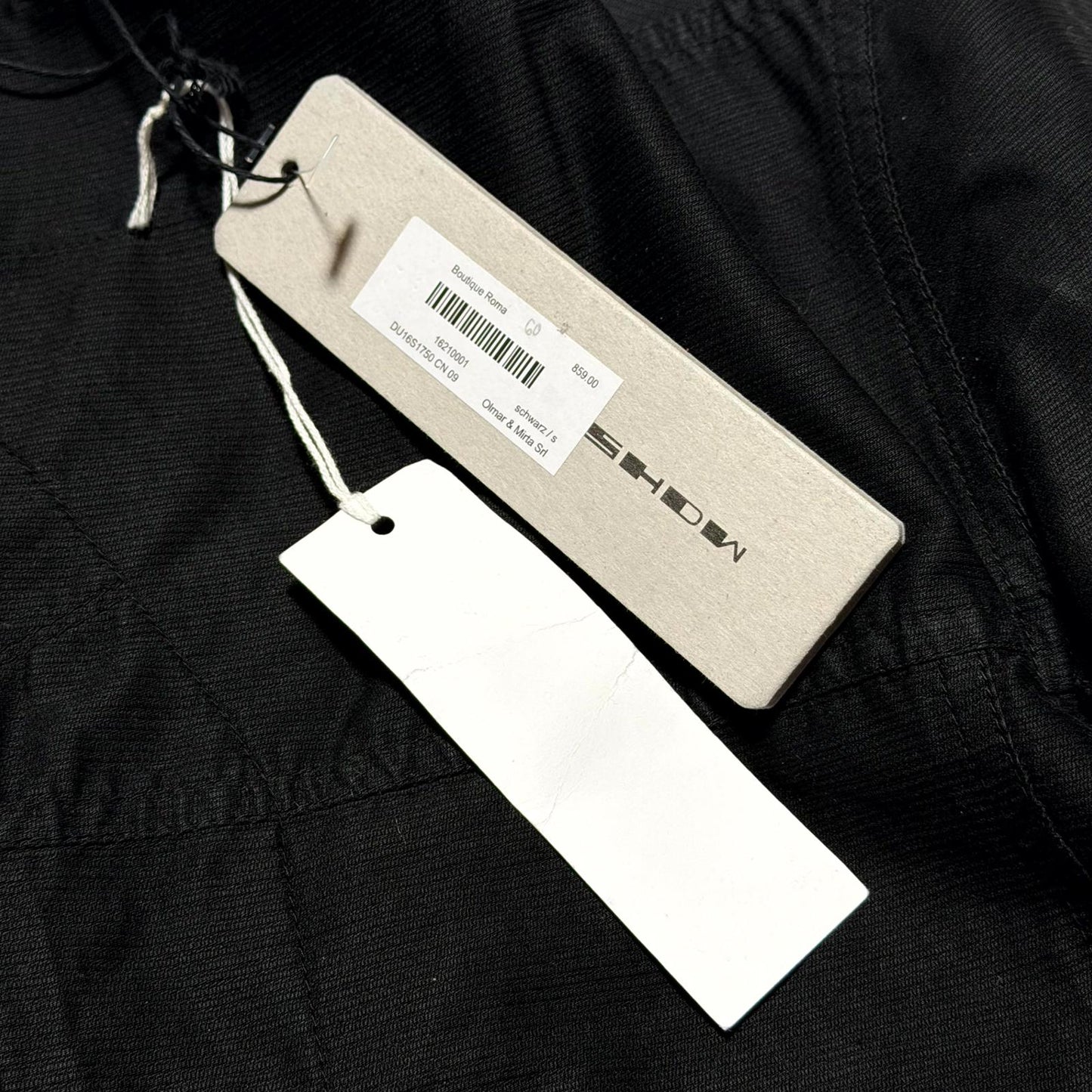 SS16 Rick Owens Slave Jacket