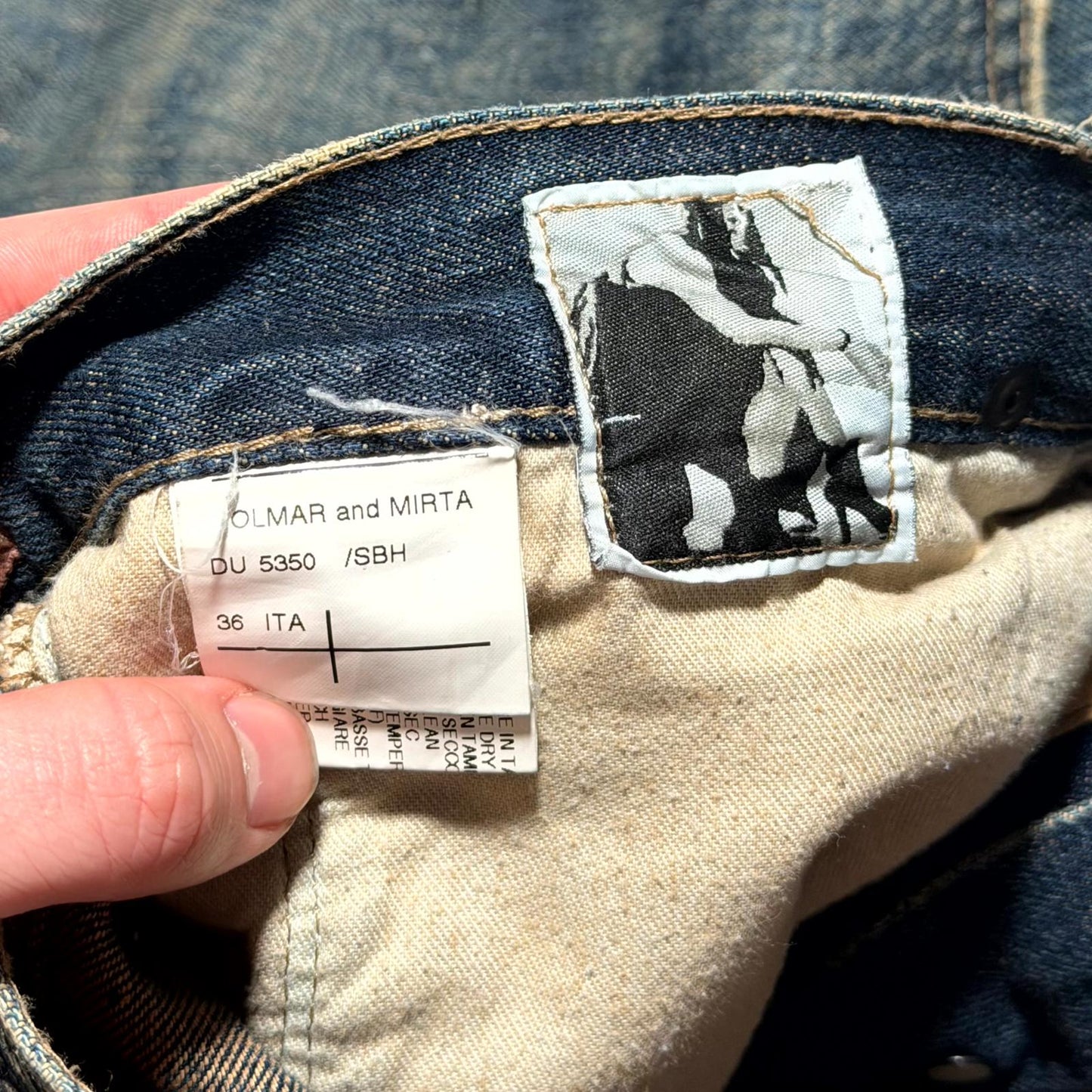 FW07 Rick Owens Biker Denim
