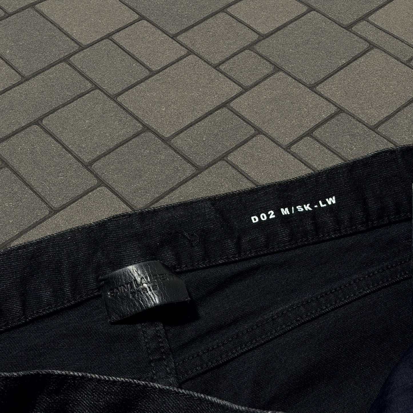 2020 Saint Laurent Paris Light Wax D02 Denim