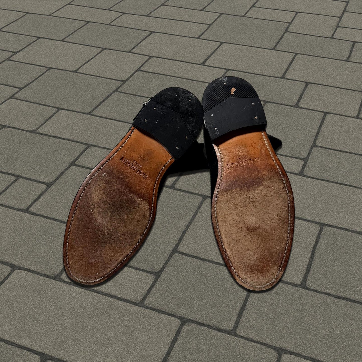 FW12 Balmain Suede Engineer Boots
