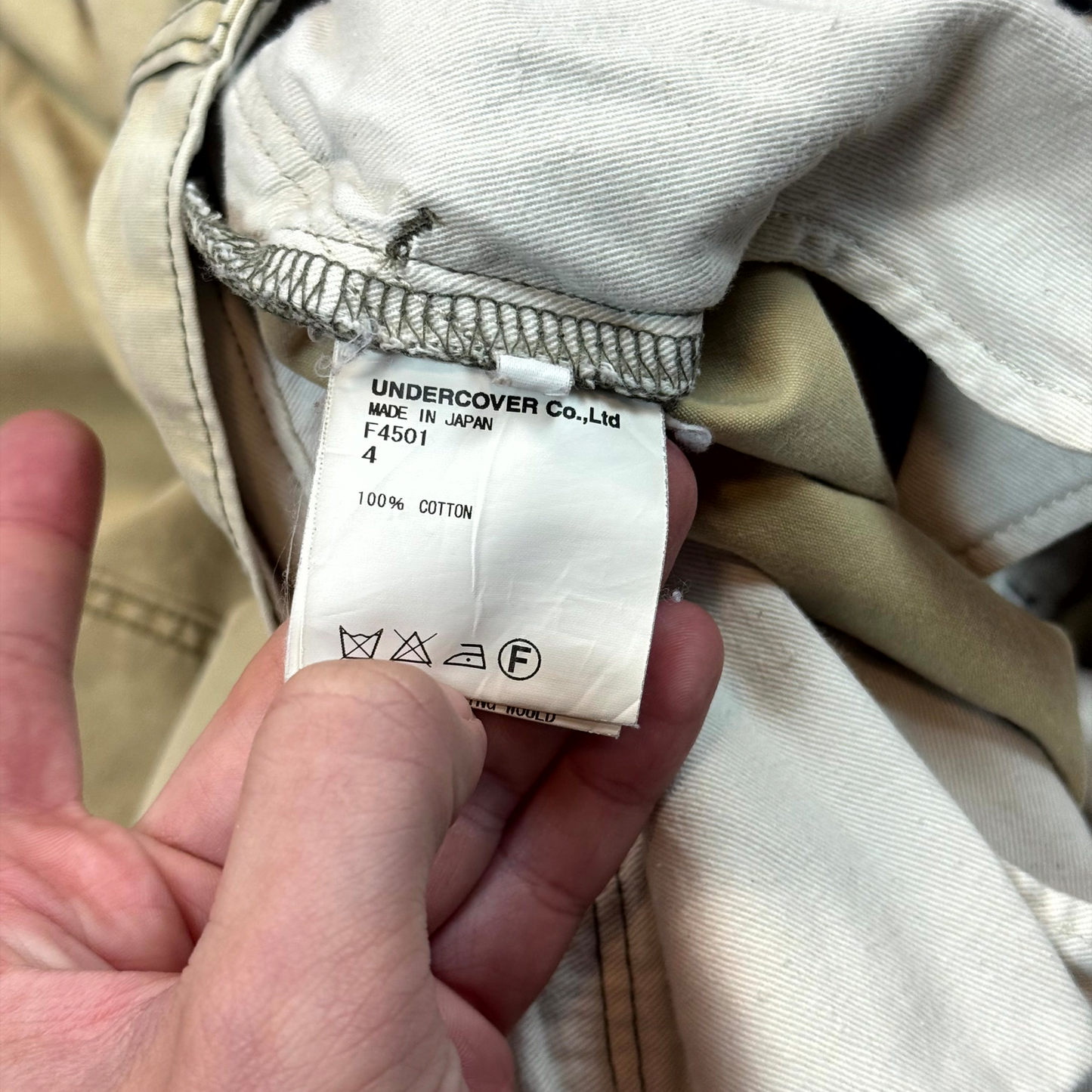 AW10 Undercover Parachute Cargo Pants