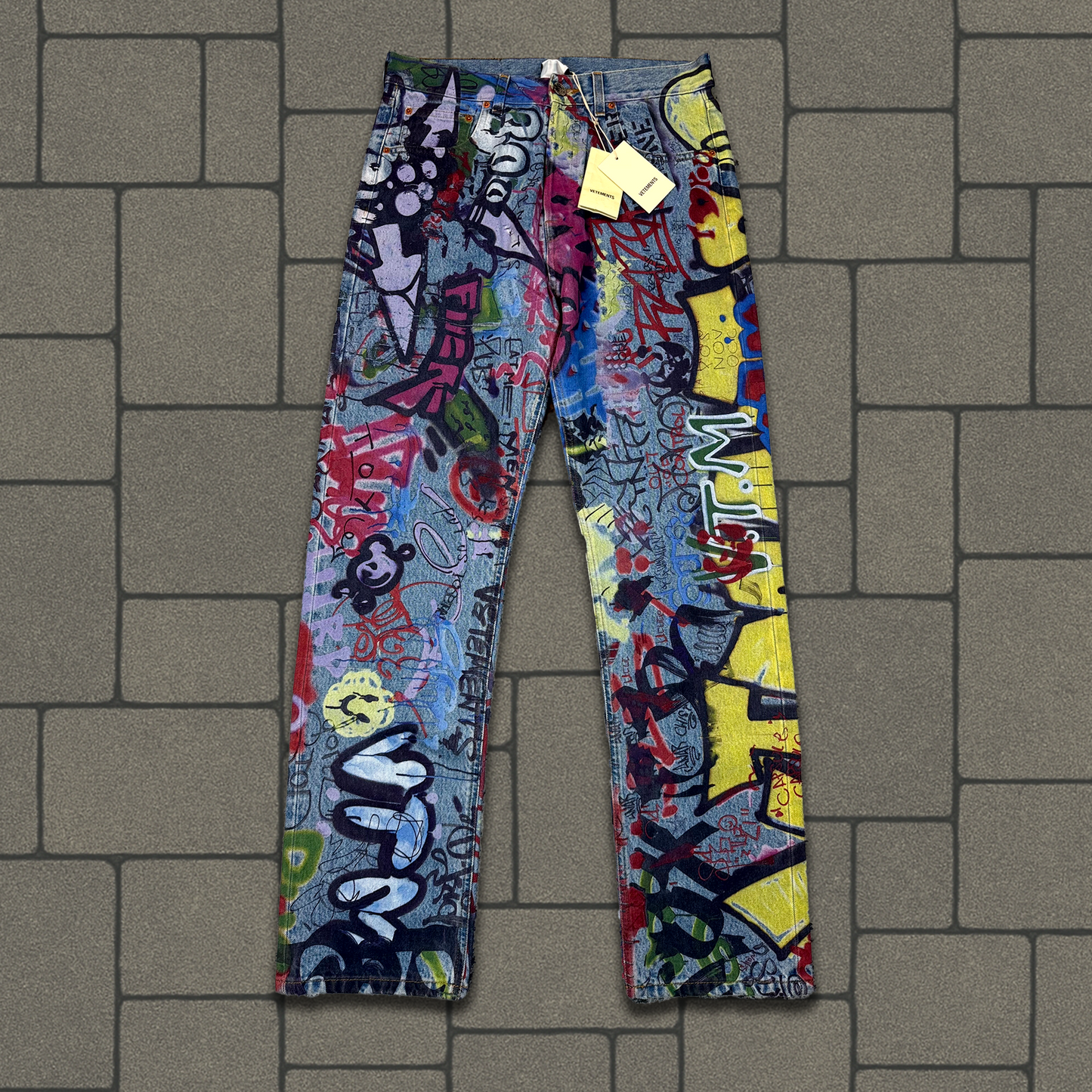 AW21 Vetements Graffiti Denim