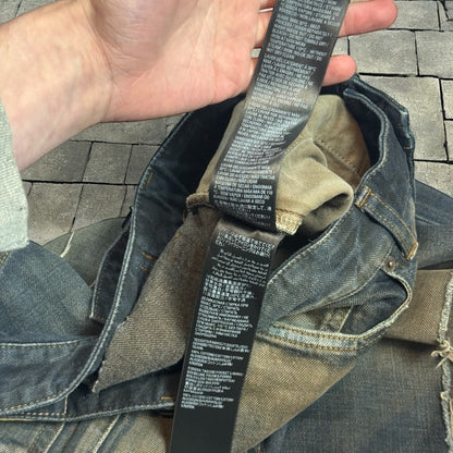 FW22 Balenciaga Mudwash Skater Denim