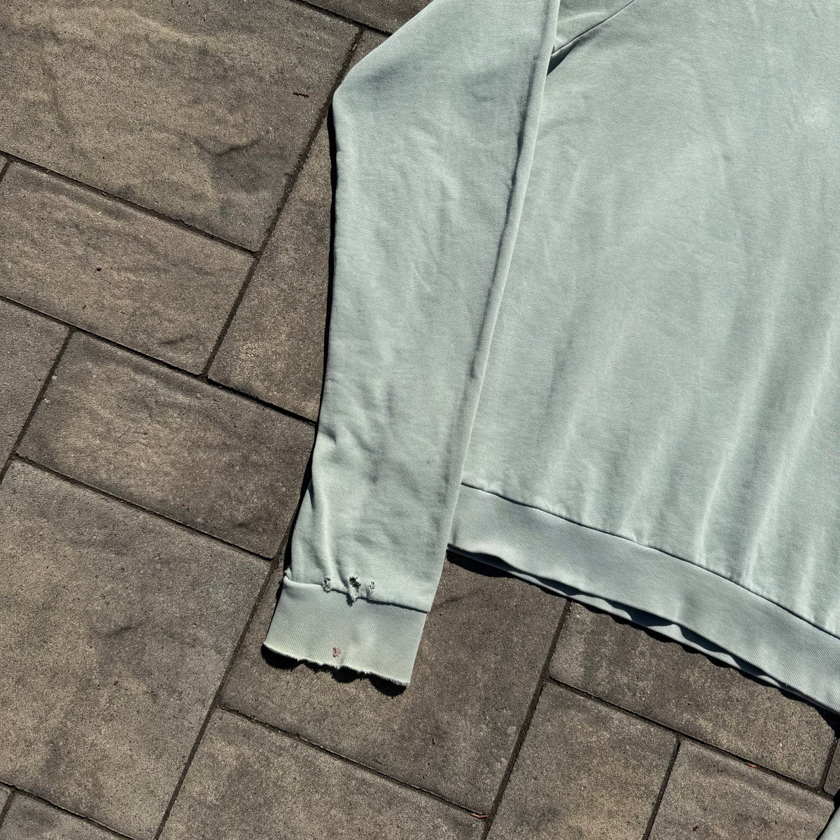 AW04 Raf Simons Mint Reverse Paisley Hoodie