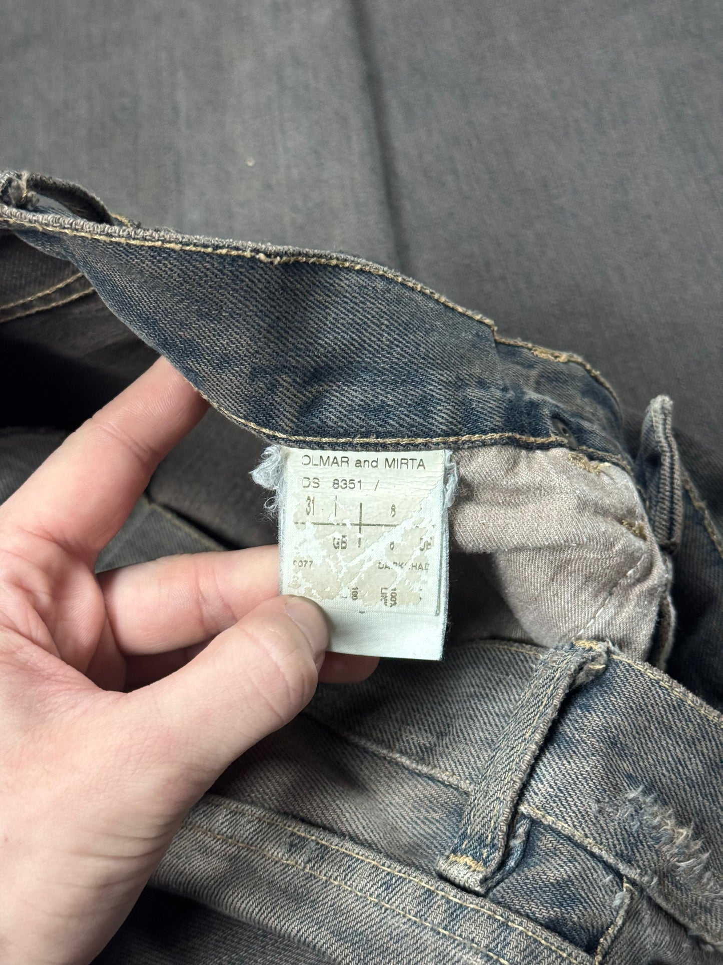 FW06 Rick Owens Dustulator Mudwash Denim